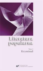 Okładka książki Literatura popularna T.3 Kryminał