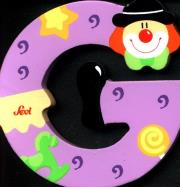 Literka G Klaun. Wydawca: Sevi. Dadada.pl Opakowanie Literka G Klaun