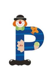 Literka P Klaun. Wydawca: Sevi. Dadada.pl Opakowanie Literka P Klaun