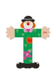 Literka T Klaun. Wydawca: Sevi. Dadada.pl Opakowanie Literka T Klaun