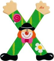 Literka X Klaun. Wydawca: Sevi. Dadada.pl Opakowanie Literka X Klaun