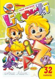 Literki. Autor: Adam Sochacki. Dadada.pl Okładka książki Literki