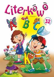 Literkowo. Autor: Kruszewski Włodzimierz, Ernest Błędowski. Dadada.pl Okładka książki Literkowo