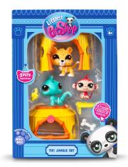 Littlest Pet Sho Zestaw Dżungla 3 figurki LPS00515. Wydawca: TM Toys. Dadada.pl Opakowanie Littlest Pet Sho Zestaw Dżungla 3 figurki LPS00515