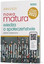 Okładka książki LO. Wiedza o społeczeństwie. Matura 2023. Arkusze ZR
