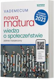 LO. Wiedza o społeczeństwie. Matura 2023. Vademecum ZR. Autor: Walczyk Mikołaj, Iwona Walendziak. Dadada.pl Okładka książki LO. Wiedza o społeczeństwie. Matura 2023. Vademecum ZR
