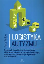 Logistyka autyzmu. Przewodnik dla rodziców, którzy zmagają się z kładzeniem dziecka spać, treningiem toaletowym, napadami złości, biciem i innymi wyzwaniami dnia codziennego. Autor: Kate Wilde. Dadada.pl Okładka książki Logistyka autyzmu. Przewodnik dla rodziców, którzy zmagają się z kładzeniem dziecka spać, treningiem toaletowym, napadami złości, biciem i innymi wyzwaniami dnia codziennego