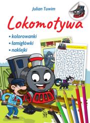 Okładka książki Lokomotywa z naklejkami