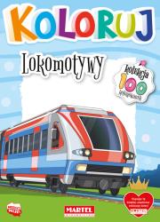 Okładka książki Lokomotywy. Koloruj