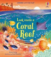 Look inside a Coral Reef. Autor: Minna Lacey. Dadada.pl Okładka książki Look inside a Coral Reef