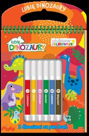 Lubię Dinozaury. Ulubione kolorowanki 2. Z dinusiami za pan brat. Autor: praca biorowa. Dadada.pl Okładka książki Lubię Dinozaury. Ulubione kolorowanki 2. Z dinusiami za pan brat