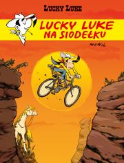 Okładka książki Lucky Luke na siodełku