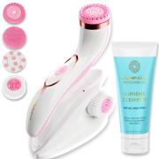 Opakowanie LUMINEO Brush PRO różowy 4 końcówki + żel do twarzy