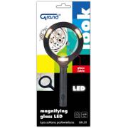 Lupa szklana 85mm podświetlana Led GRAND. Wydawca: Grand. Dadada.pl Opakowanie Lupa szklana 85mm podświetlana Led GRAND