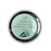 Lusterko kieszonkowe okrągłe - Dzielna kobieta. Wydawca: Szaron. Dadada.pl Opakowanie Lusterko kieszonkowe okrągłe - Dzielna kobieta