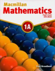 Okładka książki Macmillan Mathematics 1A Książka ucznia + eBook