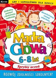 Mądra Głowa 6-8 lat Sprytny uczeń. Wydawca: L.K. Avalon. Dadada.pl Opakowanie Mądra Głowa 6-8 lat Sprytny uczeń