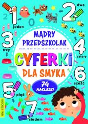 Mądry Przedszkolak. Cyferki dla smyka. Autor: Opracowanie zbiorowe. Dadada.pl Okładka książki Mądry Przedszkolak. Cyferki dla smyka