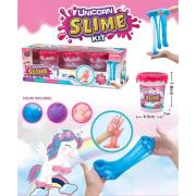 Magiczna slime z figurką jednorożca. Wydawca: Trifox. Dadada.pl Opakowanie Magiczna slime z figurką jednorożca