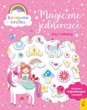 Okładka książki Magiczne jednorożce. Wypukłe naklejki
