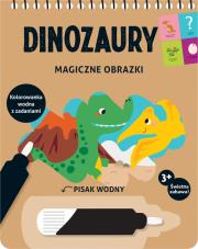 Okładka książki Magiczne obrazki. Dinozaury