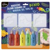 Opakowanie Magiczne żelowe zabawki 3D Dinozaury Kidea