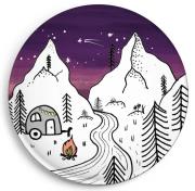 Magnes Kemping nocą. Wydawca: Ligarti. Dadada.pl Opakowanie Magnes Kemping nocą