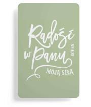 Opakowanie Magnes na lodówkę - Radość w Panu moją siłą