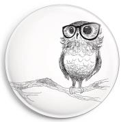 Magnes Sowa w okularach. Wydawca: Ligarti. Dadada.pl Opakowanie Magnes Sowa w okularach