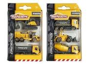 Opakowanie Majorette Pojazdy Volvo 3 szt mix