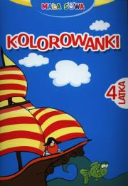 Okładka książki Mała sowa. Kolorowanki 4-latka