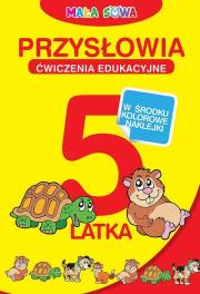 Okładka książki Mała Sowa. Przysłowia 5-latka:Ćwiczenia edukacyjne
