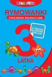 Okładka książki Mała Sowa. Rymowanki 3-latka: Cwiczenia edukacyjne