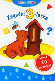 Okładka książki Mała sowa. Zagadki 3-latka
