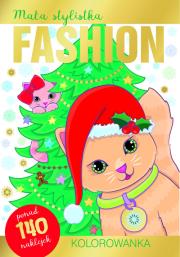 Okładka książki Mała stylistka Fashion. Kolorowanka. Kotki