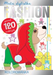 Okładka książki Mała stylistka Fashion. Kolorowanka. Pieski