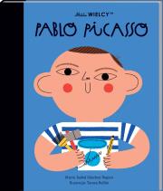 Mali WIELCY Pablo Picasso. Autor: Maria Isabel Sanchez-Vegara. Dadada.pl Okładka książki Mali WIELCY Pablo Picasso