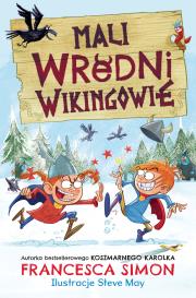 Mali wredni wikingowie. Autor: Simon Francesca. Dadada.pl Okładka książki Mali wredni wikingowie