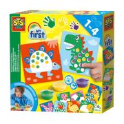 Opakowanie Malowanie palcami Dinozaury