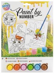 Opakowanie Malowanie po numerach A4 + farbki żółty