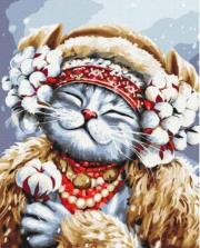 Opakowanie Malowanie po numerach - Kocia zima 40x50cm