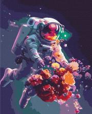 Opakowanie Malowanie po numerach Kosmiczny bukiet