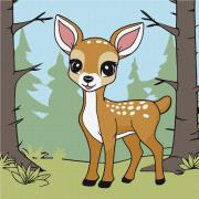 Opakowanie Malowanie po numerach- Magiczny jeleń Kids 25x25cm