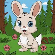 Opakowanie Malowanie po numerach - Magiczny królik Kids