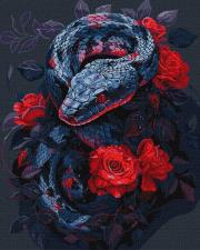 Opakowanie Malowanie po numerach - Niebezpieczna róża 40x50cm