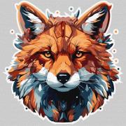 Opakowanie Malowanie po numerach - Ognisty lis 30x30cm