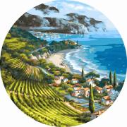 Opakowanie Malowanie po numerach okrągłe - Wieś Nadmorska 40