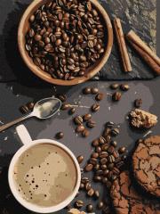 Opakowanie Malowanie po numerach - Pachnąca kawa 30x40cm