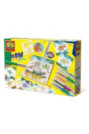 Opakowanie Malowanie przez dmuchanie Dinozaur