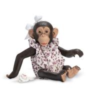 Opakowanie Małpka hiszpańska Lola w rampersie w kwiatki 32cm